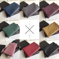 Bottega Veneta Clutch Bag Genuine Leather Envelope Bag Unisex New Style Trendy Clutch Bag Leather Ba