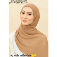 SHAWL CRUSH CHIFFON MICRO PLEATED HIGH QUALITY GUARANTEED