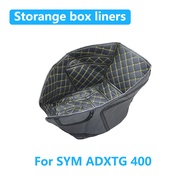 For SYM ADXTG 400 ADXTG400 Motorcycle Accessories Trunk Inner Cushion Seat Bucket Storage Luggage Bo