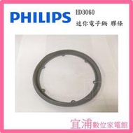 【PHILIPS飛利浦】微電腦迷你電子鍋 膠條 ~適用機型：HD3060/HD3160