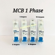 MCB 1 PHASE C2 C4 C6 C10 C16 MCB 2A 4A 6A 10A 16A SNI STANDARD