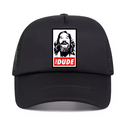 The Dude Abide Walter The Jesus Artsy Awesome Artwork baseball cap summer adjustable Breathable Snap