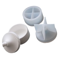 CH Striped  Jar Molds Jewelry Storage Box Molds Handmade  Cup Molds