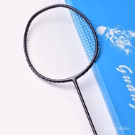 【TikTok】Wind Blade9Attack Badminton Racket Adult College Students Badminton Racket Major Carbon Fiber Badminton Racket