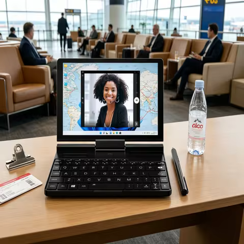Fierce Turbocharged GPD Pocket 3 Mini Laptop 8-inch Intel Gold 7505 16GB RAM 512GB SSD Windows 11 Ha