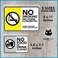 No Littering Bawal Magkalat Sign | Laminated Signage | Sign Board
