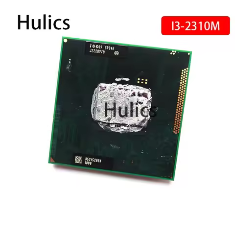 Hulics Used I3-2310M Intel Core I3 2310M Notebook CPU Processor 3M Cache 2.10 GHz SR04R Laptop PPGA9