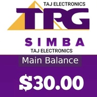 TPG / Simba Prepaid Wallet Top-Up – $20 to $100 Recharge Options
