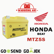 AKI KERING MOTOBATT MTZ5S BUAT MOTOR HONDA BEAT, AKI MOTOR HONDA BEAT, AKI MOTOBATT MTZ5S