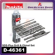 MAKITA SDS-Plus Drill &amp; Chisel Set - D-46361