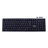 🆕มาใหม่ 🚀ส่งเร็ว🚀 OKER K-290 Keyboard WIRELESS CONVENIENCE COMPACT DESIGN คีย์บอร์ดไร้สาย 104 คีย์ ด