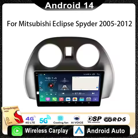 For Mitsubishi Eclipse Spyder 2005-2012 Car Radio Multimedia Video Player Navigation Stereo GPS Andr