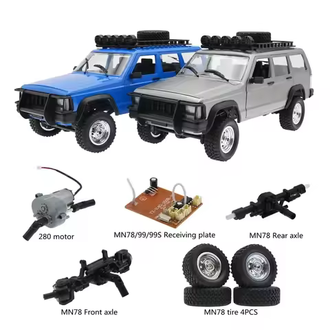 MN78 RC Car full scale 1:12 Cherokee four-wheel drive climbing car accessories DIY PARTS modified ac