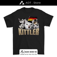 Áo Thun Adolf Kittler Hitler Đẳng Cấp Nazi mèo meme hài hước - Đường tình anh thua - Bị con mèo