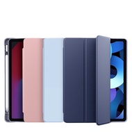 SLIM FIT FLIP COVER IPAD GEN 10/9/7/6/5-IPAD AIR 6/5/4/3/2/1-IPAD PRO 11 M1 SMART FOLDING CASING MAG