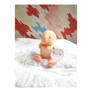 pabrik branded prestige baby Yellow duck plush gingham stuffed animal easter toy doll bebek mainan a