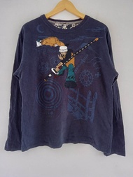 THRIFT ONE PIECE ANIME / BAJU PRIA LENGAN PANJANG