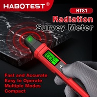 HABOTEST🔥HT81 Handheld Portable Radiation Survey Detector High Accuracy Electromagnetic EMF Meter Pe