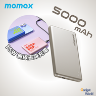 MOMAX - 5000mAh 磁吸無線吸流動電源 1-Power Pass (鈦色) - IP135L