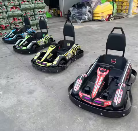 New Design Electronic Kart Outdoor Playground Competitive Go-kart Crazy Kart Electric Cart for Kids 