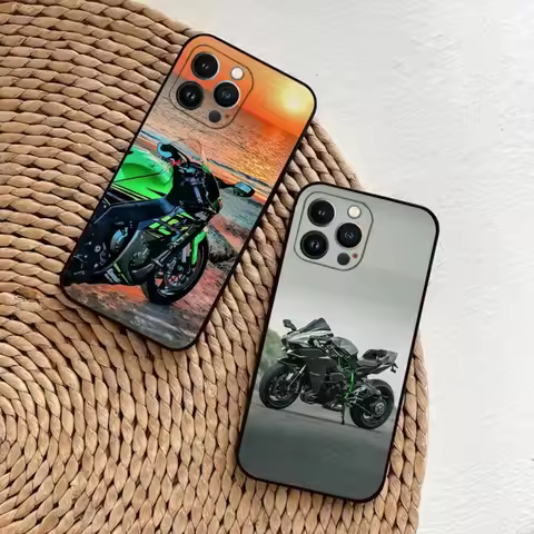 Motorcycles H-H2R Phone Case For iPhone 15,14,13,12,11,Plus,Pro Max,XS,X,XR,SE,Mini,8,7 K-Kawasaki S