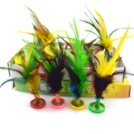 Feather Shuttlecock Feather Shuttlecock Five-Color Sports Chicken Feather Shuttlecock Velvet Feather