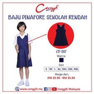 CANGGIH CP007 PRIMARY PINAFORE ( NAVY BLUE ) SCHOOL UNIFORM