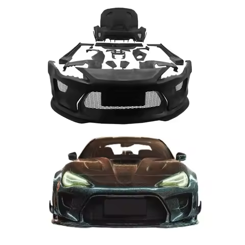 Toyota GT86 BRZ Tuning Robot Style Fiberglass Style Car Bumper Hood Side Skirt Car Body System Robot