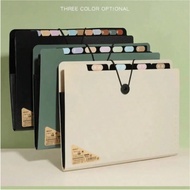 5-Layer A4 File Folder, For Storing Documents, Test Papers And Office Supplies. Multi-Compartment De