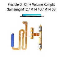 TOMBOL Flexible On Off + Complete Volume Samsung M12 M14 4G/ M14 5G Flexible Fingerprint On Off + Fl