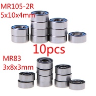 10PCS MR105-2RS/MR83 Miniature Rubber Ball Bearing Seal 5x10x4mm/3x8x3 Mm.