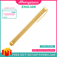 [BT5085] Rantai Tangan TAPAK GAJAH ZHULIAN Gold Plated Bracelet Jewellery Emas Saduran Barang Kemas