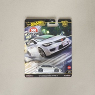 Hot wheels premium Honda Civic Type R Ronin Run 2 white