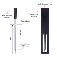 藍牙無線烤肉探針/溫度計 (USB充電)