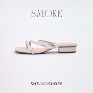 Wink Wink รองเท้าส้นสูง 1 นิ้ว [Sz.36-43] เพชรวิ้งๆ สายนิ่ม