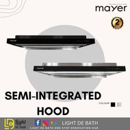 MAYER MMSI903OT 90CM SEMI-INTEGRATED HOOD WITH OIL TRAY