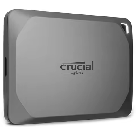 Crucial X9 Pro 1TB Portable SSD Up to 1050MB/s Write 3.2 USB-C External Solid State Drive Black CT10