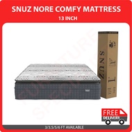 SNUZ NORE Latex Pocketed Spring Comfy Mattress 13 Inch (Single 3Ft / Super Single 3.5Ft / Queen 5Ft