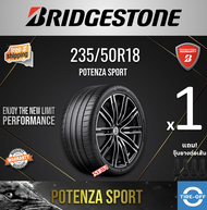 Bridgestone 235/50R18 POTENZA SPORT ยางใหม่ ผลิตปี2024 ราคาต่อ1เส้น มีรับประกันจากโรงงาน แถมจุ๊บลมยา