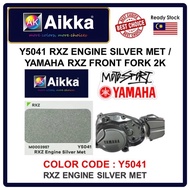 AIKKA Y5041 RXZ ENGINE SILVER MET YAMAHA RXZ FRONT FORK 2K MOTORBIKE PAINT