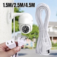 Universal 2-Pin Small Appliances Power Extension Cable Household 6A 250V Power Cord Adapter