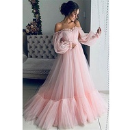 enchanted dress dinner gown ball gown muslimah 2024 Cross-Border New Style European American Foreign