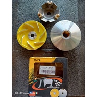 🇮🇹JVT CLICK 125i V1 V2 V3/CLICK 150i PULLEY SET WITH DRIVE FACE(RS8 same) MADE IN TAIWAN