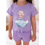 Cute and adorable Korean style frozen girls' outfit kids girl clothing set girl kids outfit