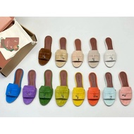 LP Women's Shoes Casual Slippers British Tassel Flat Shoes Mules Business Casual Shoes