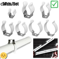 CACTU 5Pcs Spring Terry Clip, Base Tool Clamp Holders Lamp Tube Clip,  With Rubber Protection T3/T4/