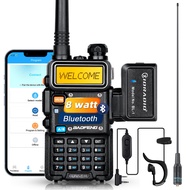 BaoFeng Radio (Upgraded from BaoFeng UV-5R) 8Watt Ham Radio Handheld Supported Phone Program with 77
