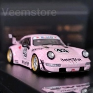 Diecast 1: Porsche RWB 964 Hoonipigasus Pink 43 [King Model] Rauh Welt Bigriff