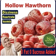 Local Seller Seedless Hawthorn Halal Dried Fruit Hawthorn Snack Buah Hawthorn 空心山楂果 山楂干 buah fruit