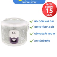 Nồi cơm điện Delites 1.8 lít NCG1805-Chính Hãng 100% trưng bày đẹp giá rẻ mới 98-99% - 1.8 lít dùng